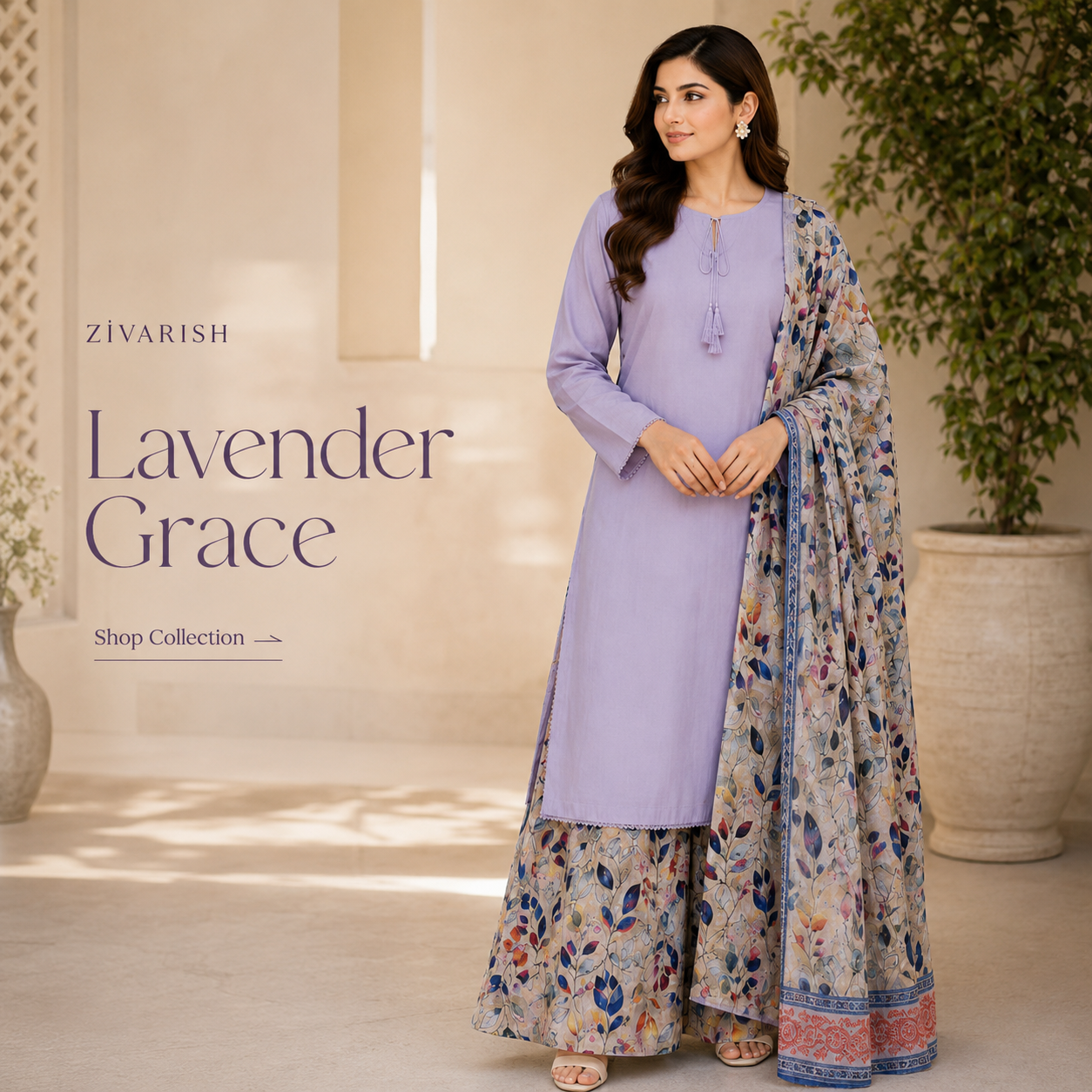Lawn stuff, plain shirt, duppata diamond stuff and full printed, plazo lawn cotton stuff and full printed with nice stitching and 3pc trending article